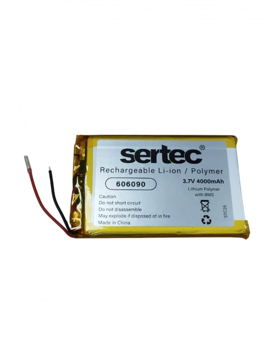 Sertec 606090 3.7v 4000mah Li-polymer Pil (devreli/1.5a)