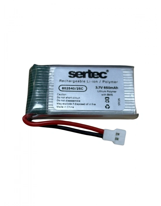Sertec / 852540 / 3.7v - 650mah - 20c Beyaz Soket