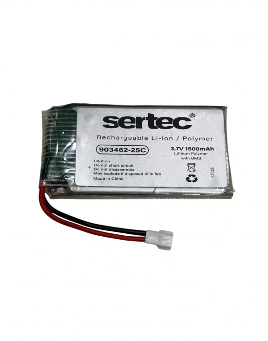 Sertec / 903462 / 3,7v - 1500mah. - 25c  Beyaz Soket