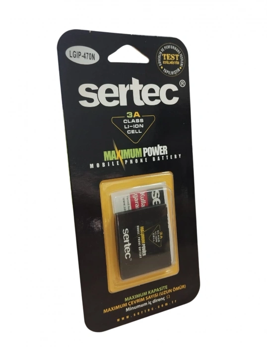 Sertec - Lg Gd580 / Lgıp-470n Uyumlu Batarya