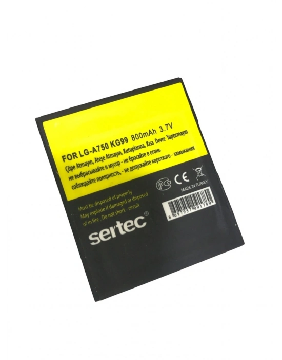 Sertec - Lg-kg99 / Lg-a750	uyumlu Batarya