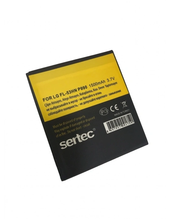 Sertec - Lg P990 / Fl-53hn Uyumlu Batarya