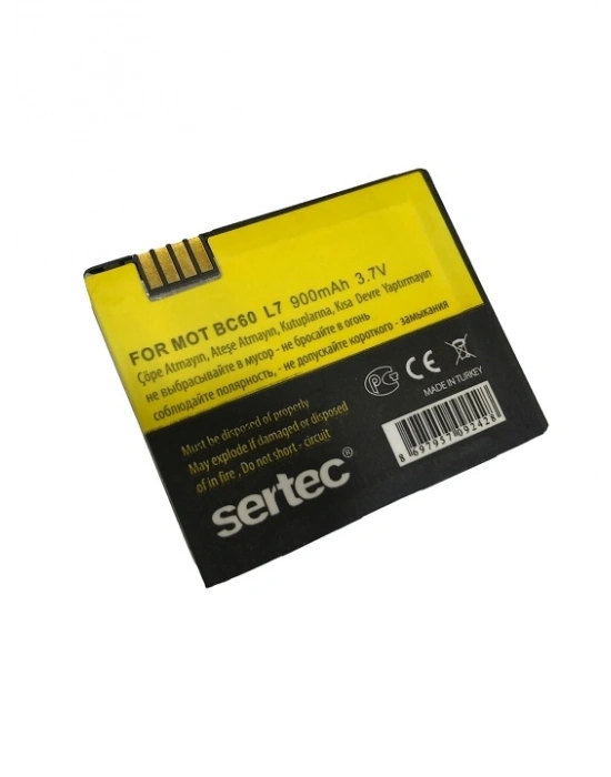 Sertec - Motorola Bc60  Uyumlu Batarya