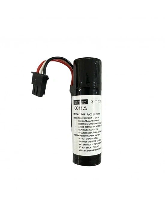 Sertec - Pax S920 Pos Uyumlu Batarya