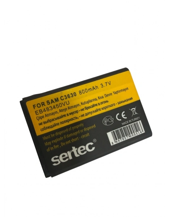 Sertec - Samsung C3630 Uyumlu Batarya