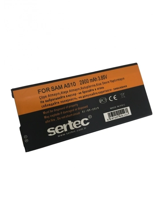 Sertec - Samsung Galaxy A510 - A5 2016  Uyumlu Batarya