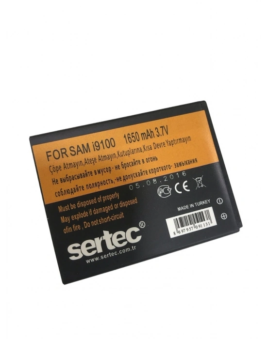 Sertec - Samsung Galaxy S2 İ9100 Uyumlu Batarya