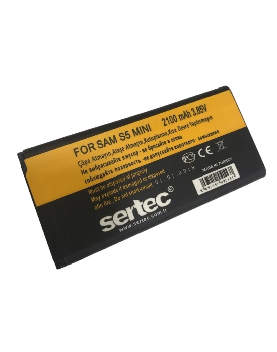 Sertec - Samsung Galaxy S5 Mini-sm-g800f Uyumlu Batarya