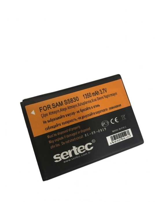 Sertec - Samsung S5830 Uyumlu Batarya
