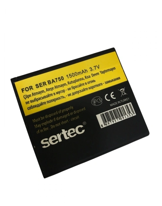 Sertec - Sony / Ericson  Sr-ba750 Uyumlu Batarya