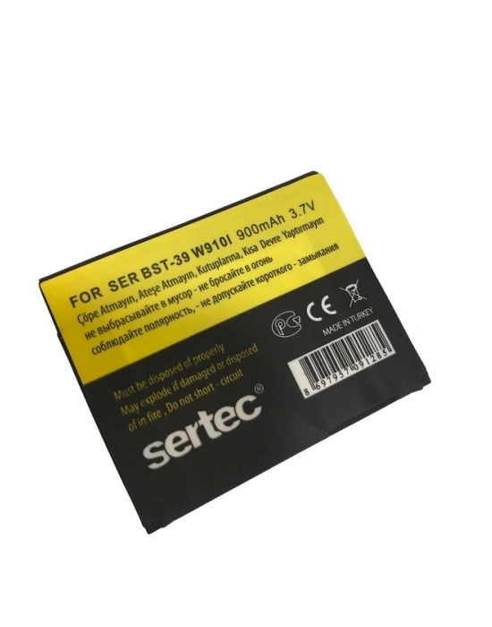 Sertec - Sony / Ericson  Sr-bst-39 / W 910 I Uyumlu Batarya