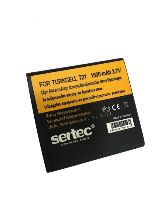 Sertec - Turkcell T-21 Uyumlu Batarya