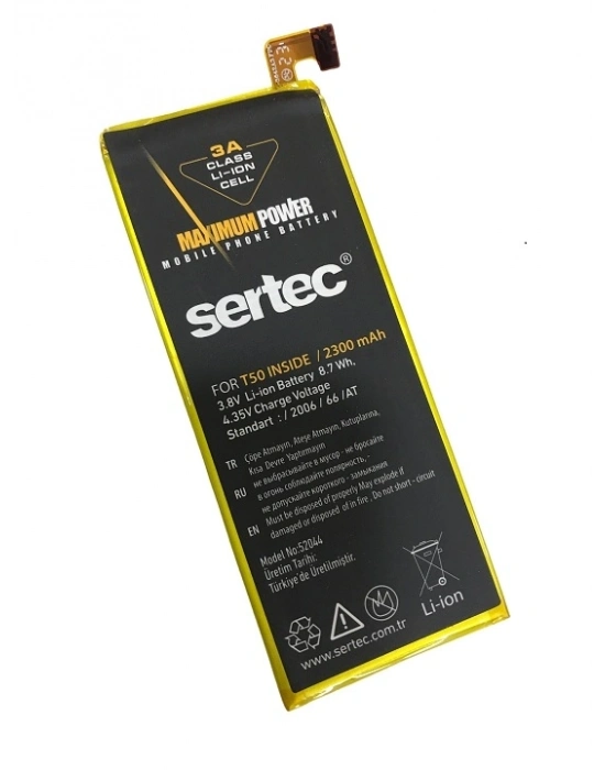 Sertec - Turkcell T-50 Uyumlu Batarya