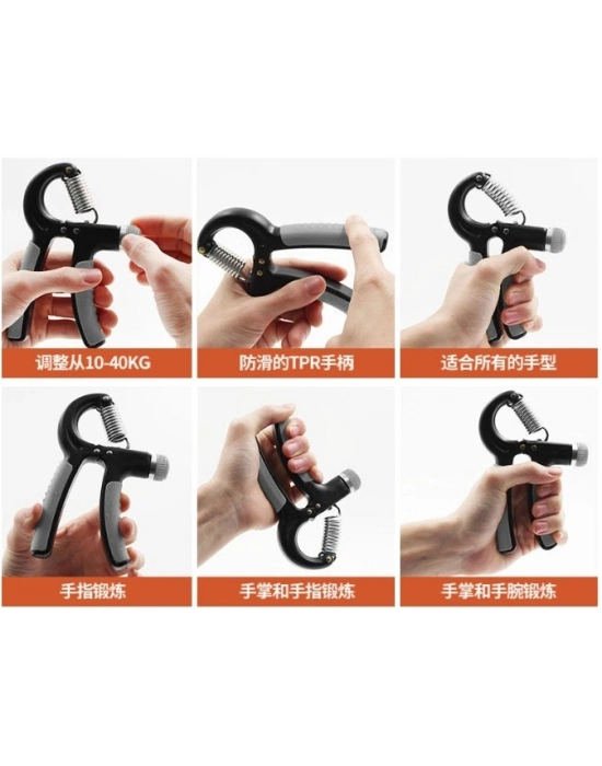 ® Sertlik Ayarlı El Yayı Ayarlanabilir Bilek Kas Güçlendirme Aleti 10-60 Kg