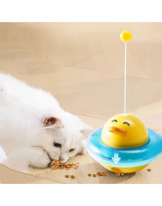 Sesli Hazneli Kedi Oyuncak Hacı Yatmaz Ördek