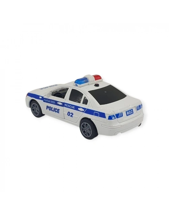 Sesli Işıklı Çek Bırak Polis Arabası - YY2020-17P