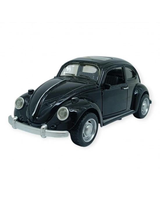 Sesli Işıklı Vosvos Araba 15 cm - 32111D - Siyah