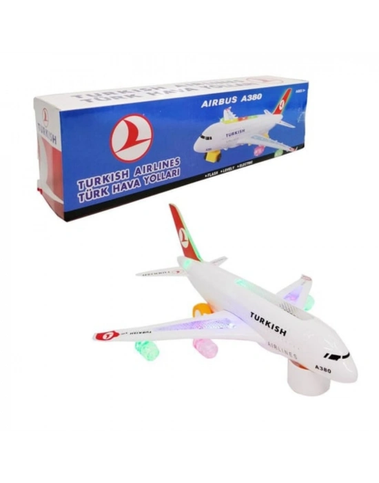 Sesli Işıklı Yerde Gezen THY Uçak - Boing 747