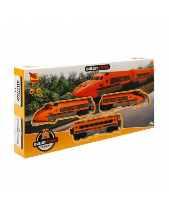 Sesli ve Işıklı Bullet Tren Seti 15 Parça