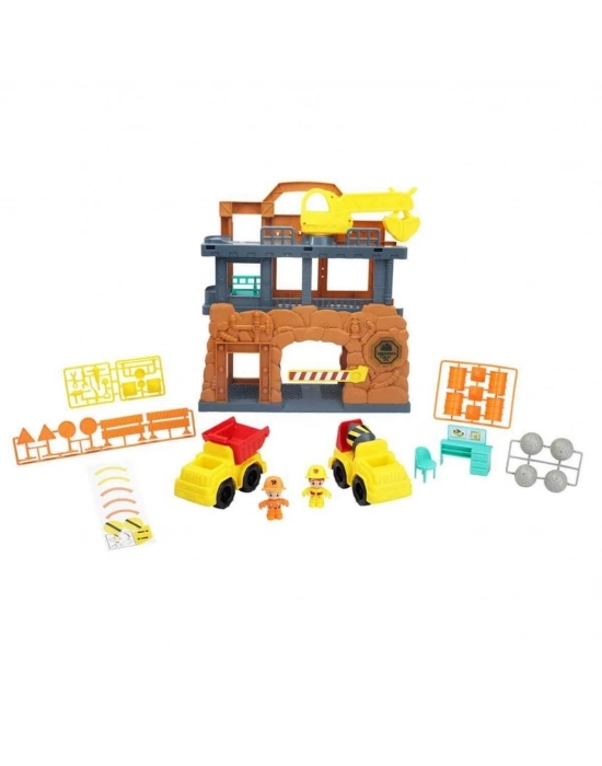 Sesli ve Işıklı İnşaat Sahası Oyun Seti 33 Parça