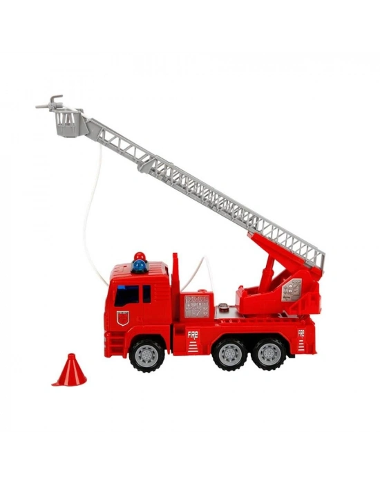 ® Sesli ve Işıklı Su Fışkırtan İtfaiye Aracı 24 cm