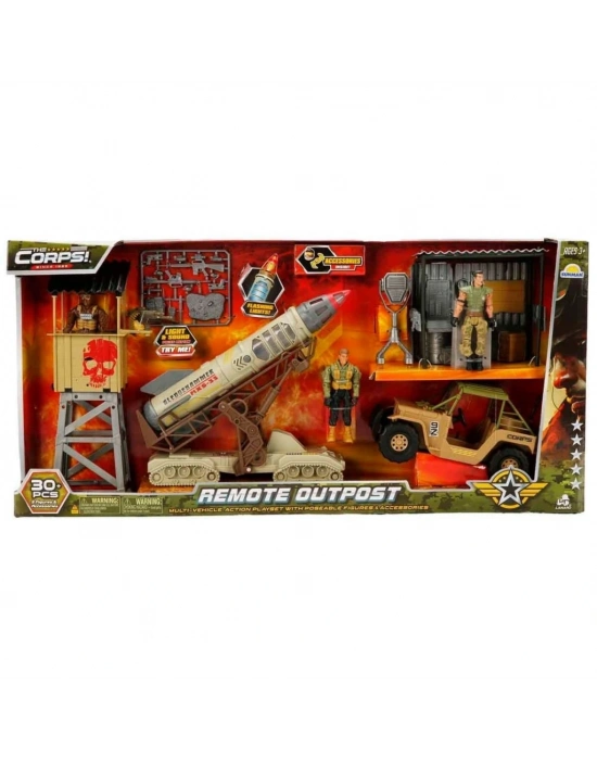 Sesli ve Işıklı The Corps Remote Outpost Oyun Seti