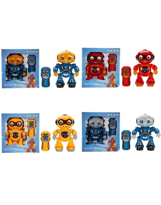 Sesli ve Işıklı Uzaktan Kumandalı Dans Eden Sevimli Robot