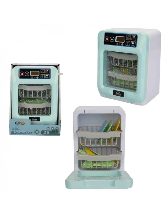 Sesli ve Işıklı Yeşil Bulaşık Makinesi