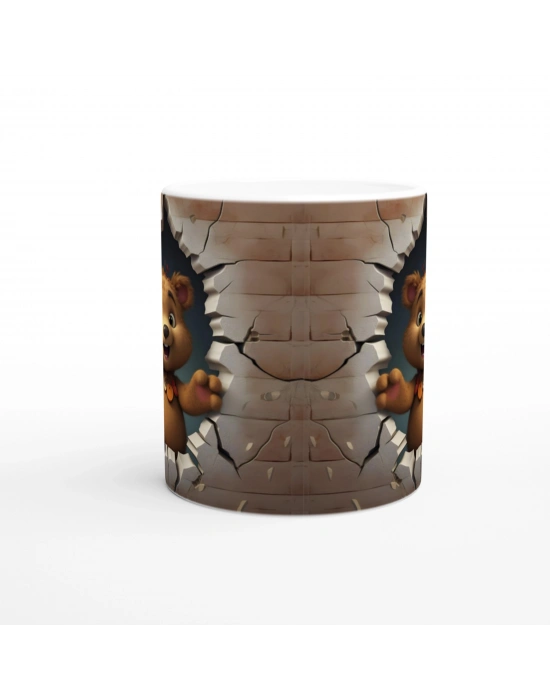 Sevimli Ayıcık Baskılı Kupa Bardak