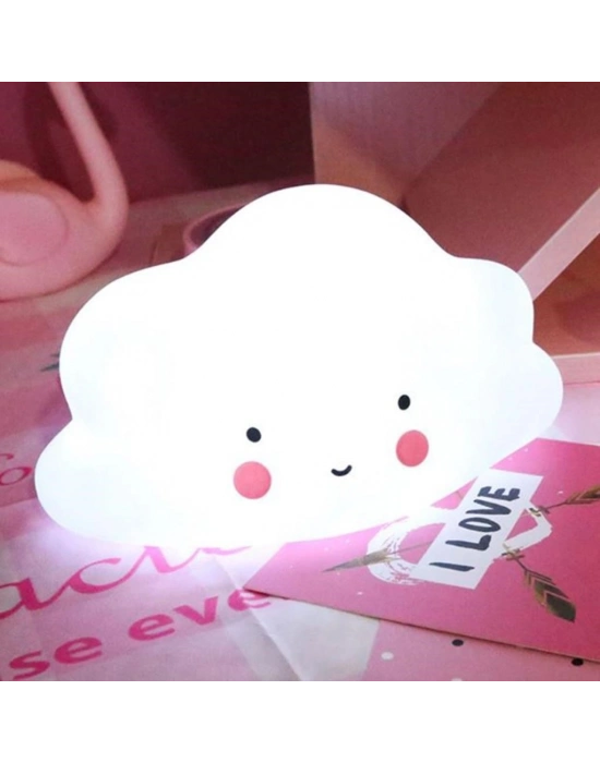 Sevimli Bulut Şeklinde Led Dekoratif Gece ası Aydınlatması