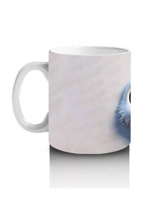 Sevimli Büyük Gözlü Yavru Hayvan – Baskılı Kahve Kupası