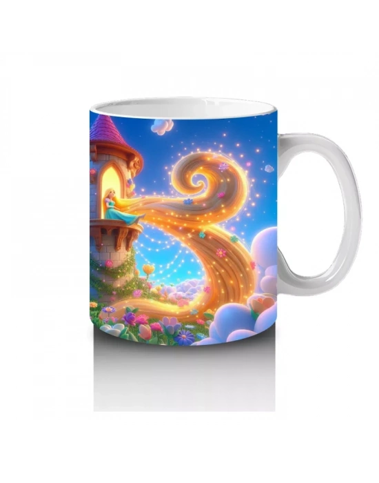 Sevimli Ejderha Figürlü Çocuklara Özel Renkli Cadılar Bayramı Baskılı Kupa