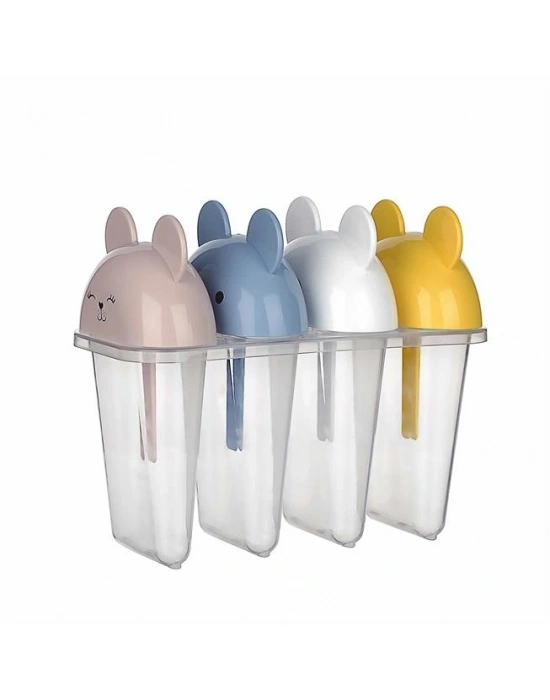 Sevimli  Figürlü Meybuz Dondurma Kalıpları 4 Adet