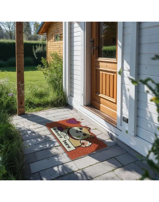 Sevimli Hayvan Tasarımlı Kapı Paspası