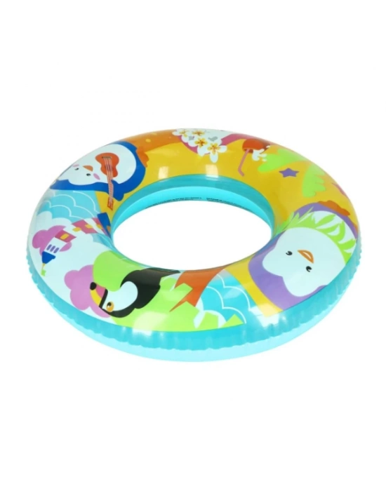 Sevimli Hayvanlar Desenli Çocuk Deniz Simidi (3-6 Yaş)