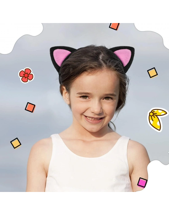 Sevimli Pofuduk Kedi Kulak Tacı
