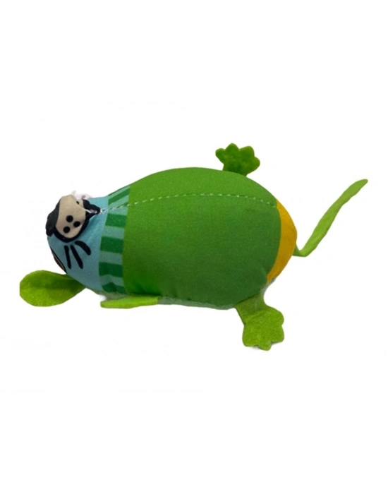 Sevimli Kumaş Fare Kedi Oyuncağı 17 cm Çeşitli Renklerde