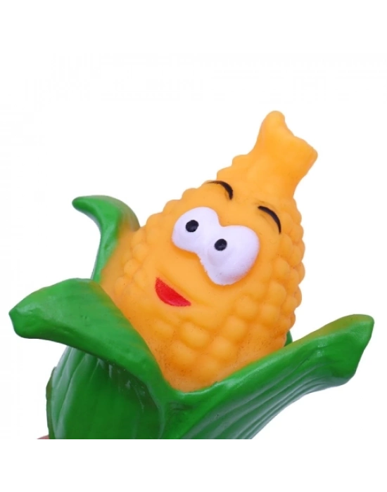 Sevimli Mısır Sesli Köpek Oyuncağı