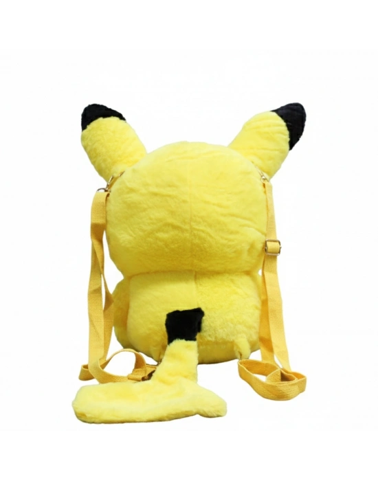 Sevimli Peluş Pikachu Sırt Çantası