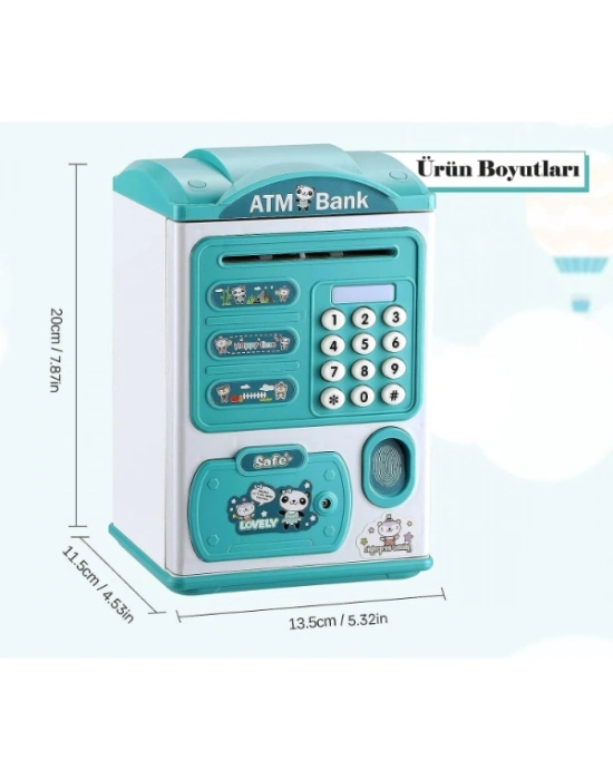 Sevimli Tasarımlı Şifreli ATM Kumbara