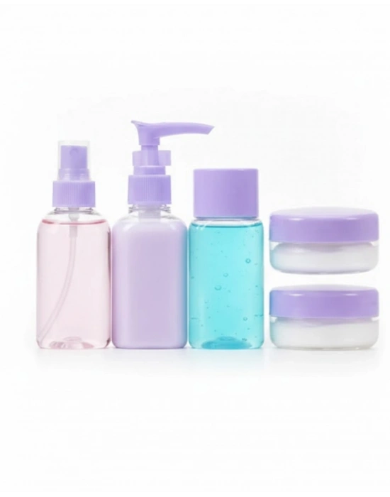 Seyahat İçin 5’li Şeffaf Kozmetik Şişe Seti 30 ml