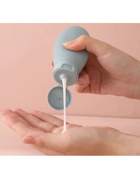 Seyahat Tipi Doldurulabilir Krem Şampuan Kutusu 3 lü Set