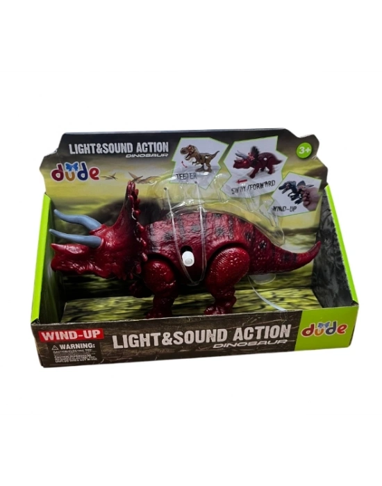 ® SH40652 KURMALI IŞIKLI SESLİ YÜRÜYEN DİNOZOR -ZRV