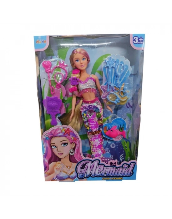 ® SH40687 KUT.MERMAİD DENİZ KIZI BEBEK 29CM -ZRV