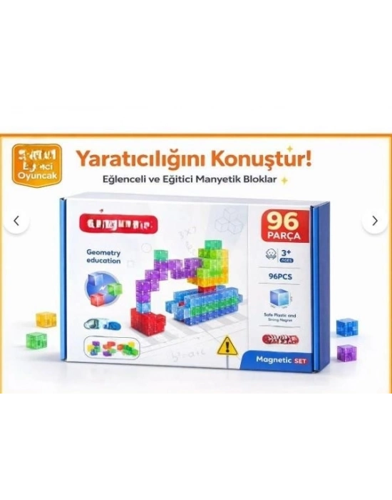 SH59839 MAGNET KÜP YAPI BLOK SETİ 96 PARÇA