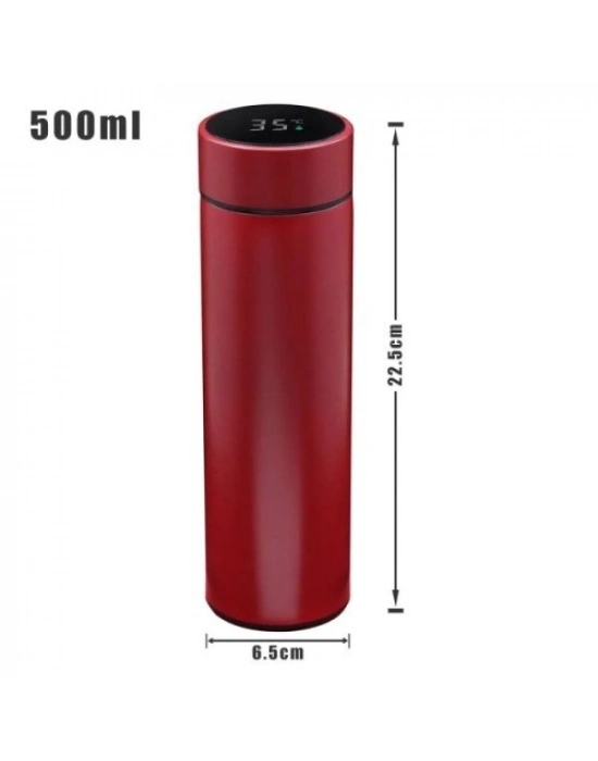 Sıcaklık Göstergeli Dijital Termos 500 ml