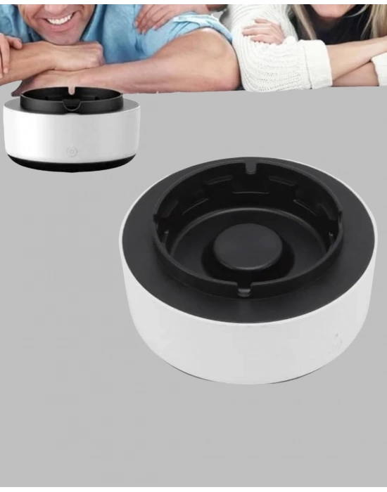 ® Sigara Dumanı ve Koku Giderici Hava Temizleyici Küllük – 2 Katmanlı Filtreli