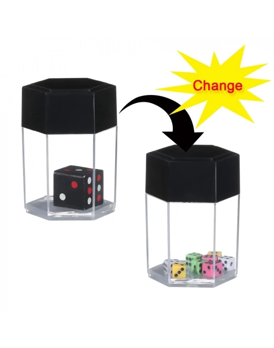 Sihirli Büyük Zarı Küçük Zarlar Haline Getiren Sihir Oyunu