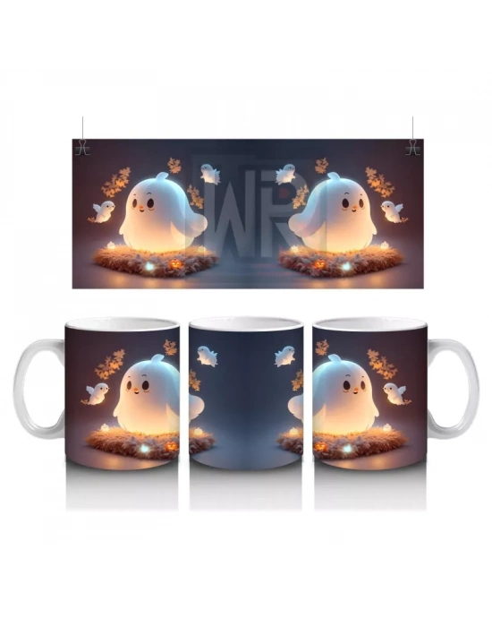 Sihirli Işıklarla Parlayan Hayalet – Hediyelik Kahve Kupası