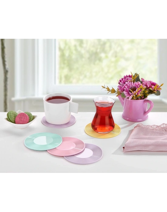 Silikon Bardak Altlığı - 3 Adet